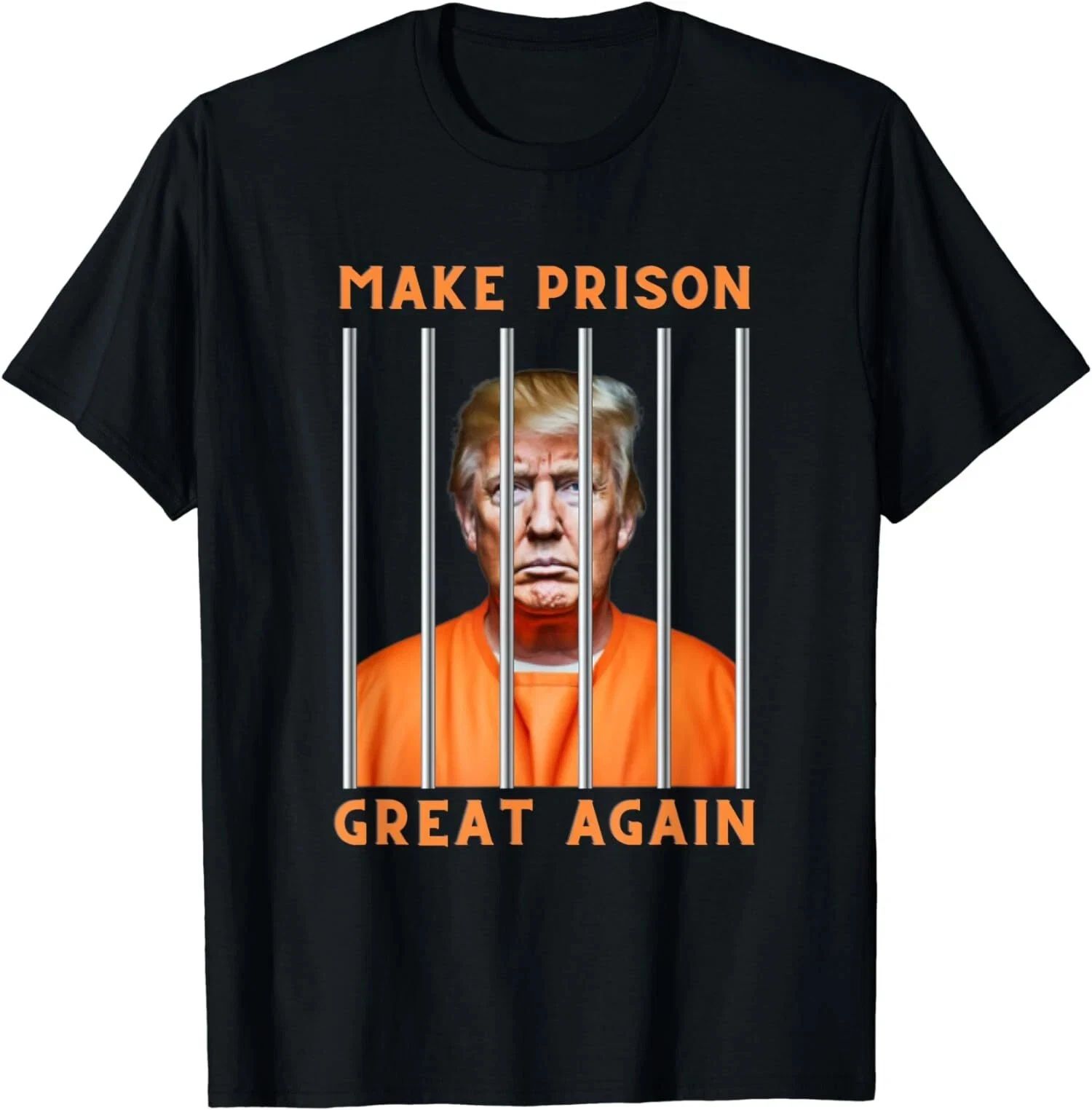 NEW LIMITED Trump 2024 Make Prison Great Again Funny Design T-Shirt S-5XL Unisex T-shirt, Sweatshirt, Hoodie, Long Sleeve Tee - T-Shirt, Sweatshirt, Hoodie