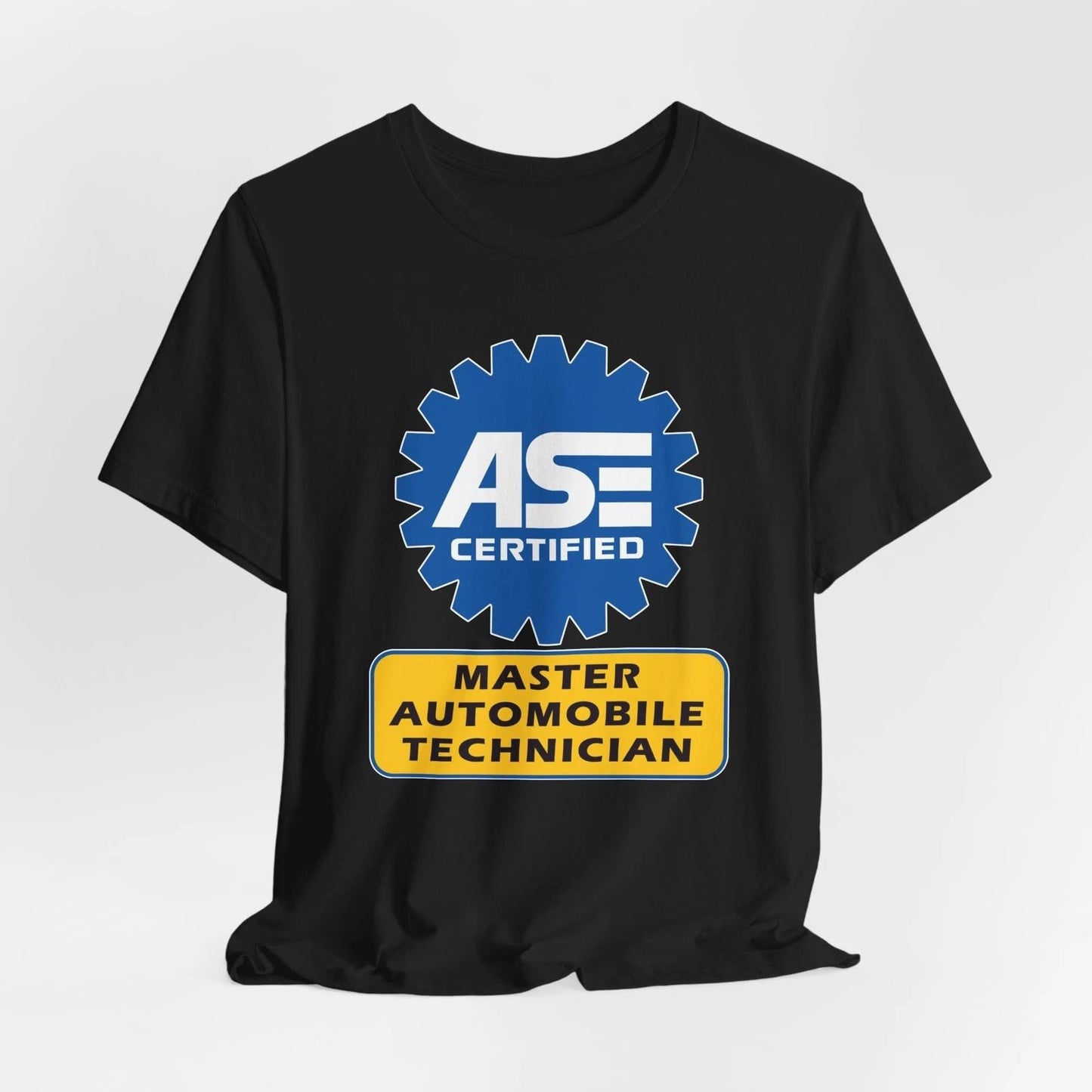 FUNNY ASE CERTIFIED AUTOMOBILE LOGO T-SHIRT AMERICAN USA SIZE S-5XL Unisex T-shirt, Sweatshirt, Hoodie, Long Sleeve Tee - T-Shirt, Sweatshirt, Hoodie