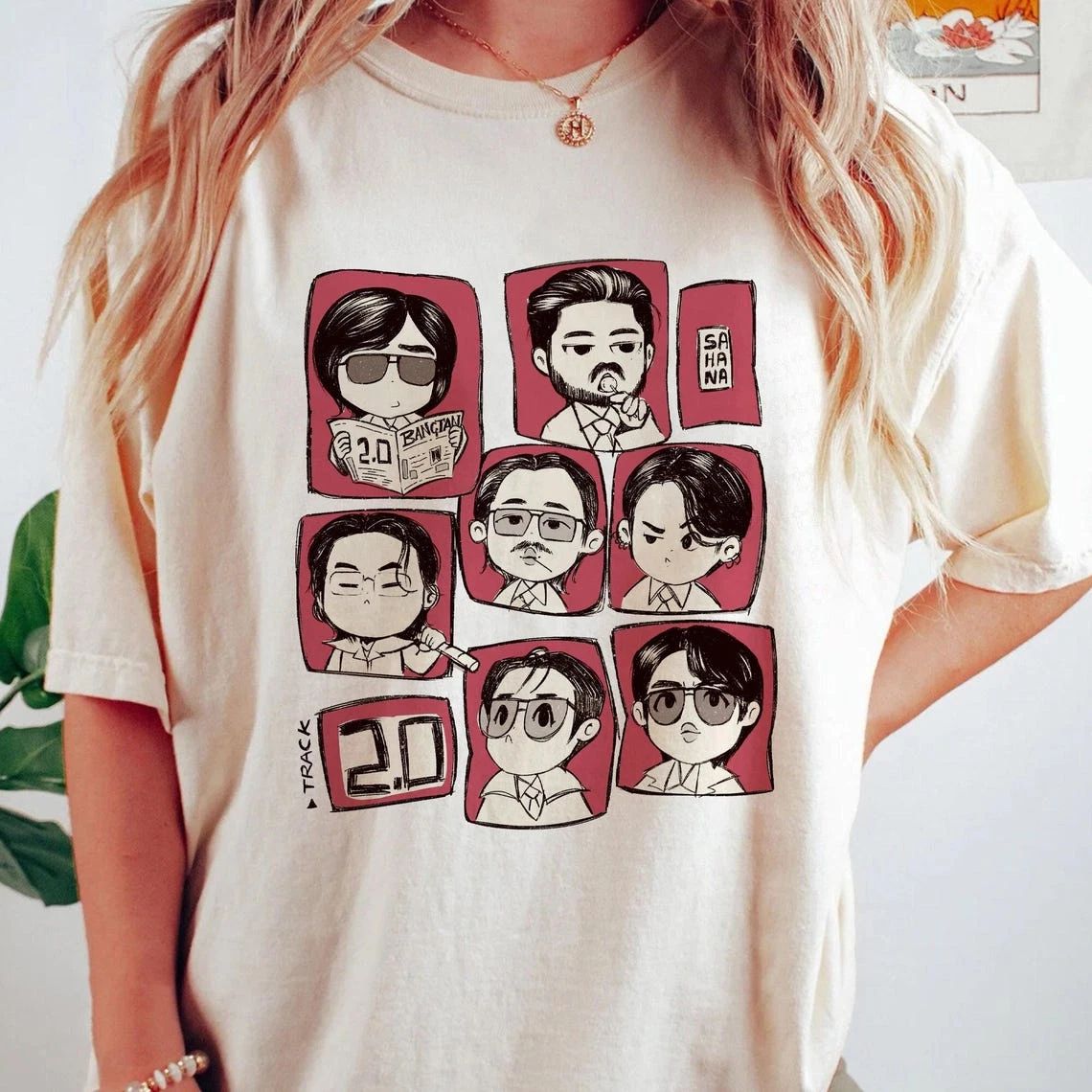 BTS Cute 2.0 T-shirt, Bangtanboys Members Shirt Unisex T-shirt, Sweatshirt, Hoodie, Long Sleeve Tee - T-Shirt, Sweatshirt, Hoodie