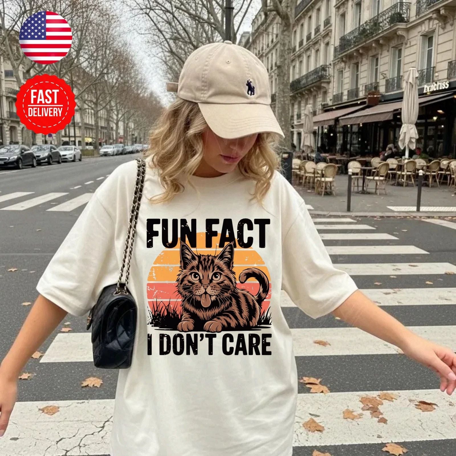 I Dont Care Wildlife Cat T-Shirt Cute Kitty Lover Gift Graphic Tee S-4XL Unisex T-shirt, Sweatshirt, Hoodie, Long Sleeve Tee - T-Shirt, Sweatshirt, Hoodie