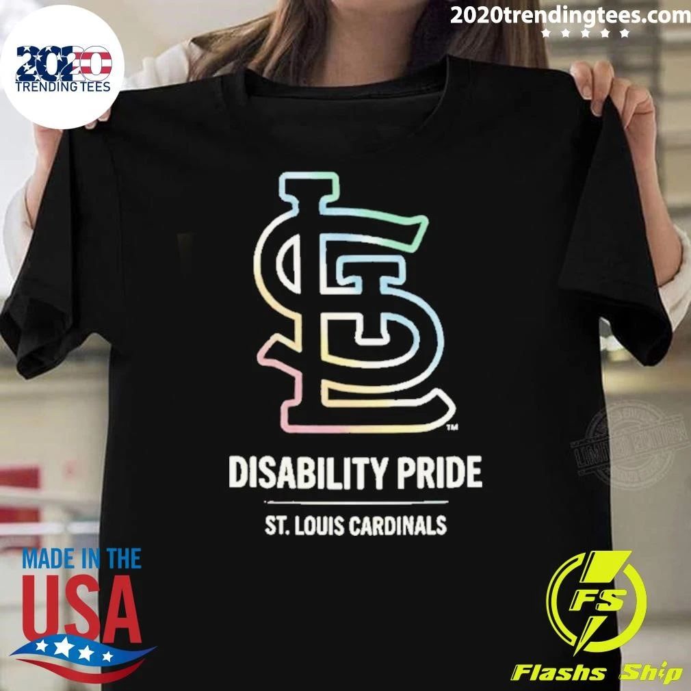Cardinals Disability Pride Night Sga Shirt Unisex T-shirt, Sweatshirt, Hoodie, Long Sleeve Tee - T-Shirt, Sweatshirt, Hoodie