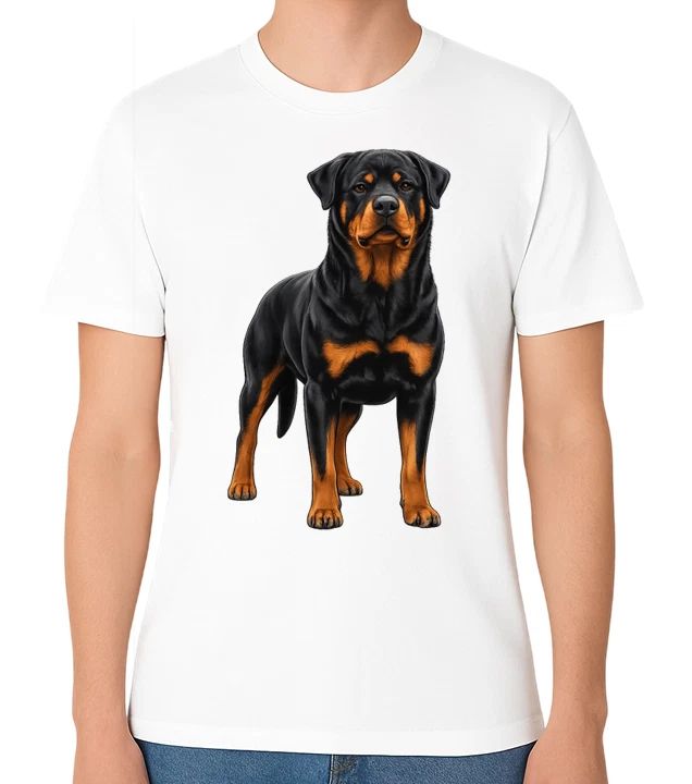 Rottweiler Dog Portrait T-Shirt Pet Lover Animal Unisex Tee Unisex T-shirt, Sweatshirt, Hoodie, Long Sleeve Tee - T-Shirt, Sweatshirt, Hoodie