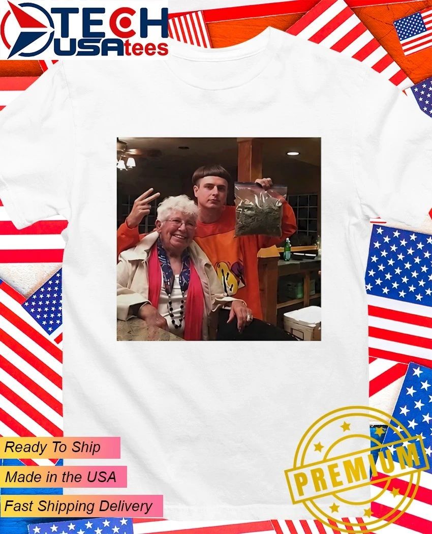 Oliver Tree Memorial Weed Grandma photo shirt Unisex T-shirt, Sweatshirt, Hoodie, Long Sleeve Tee - T-Shirt, Sweatshirt, Hoodie