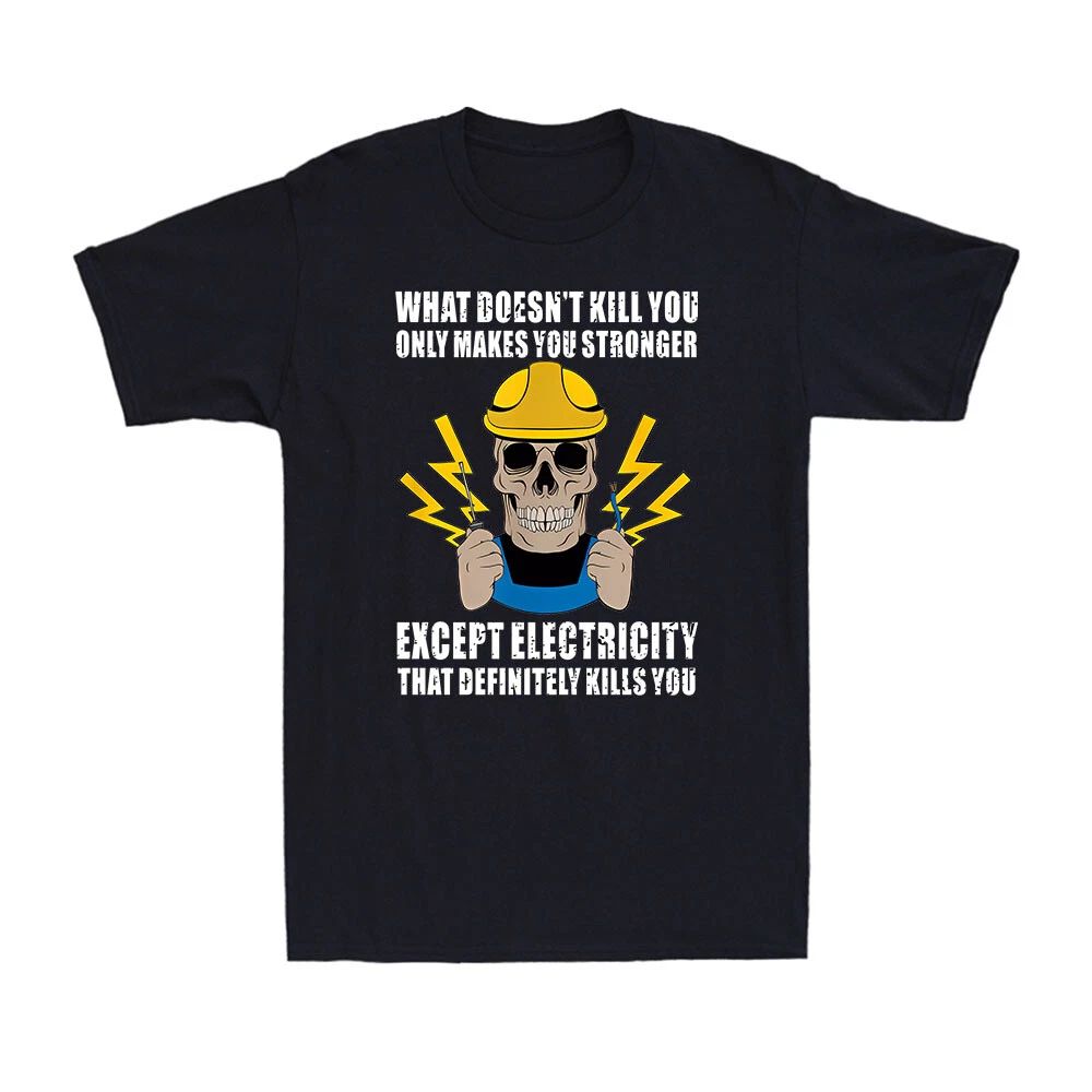 Funny Electrician Gift for Electrical Engineer Electricity Gift Men's T-Shirt Unisex T-shirt, Sweatshirt, Hoodie, Long Sleeve Tee - T-Shirt, Sweatshirt, Hoodie