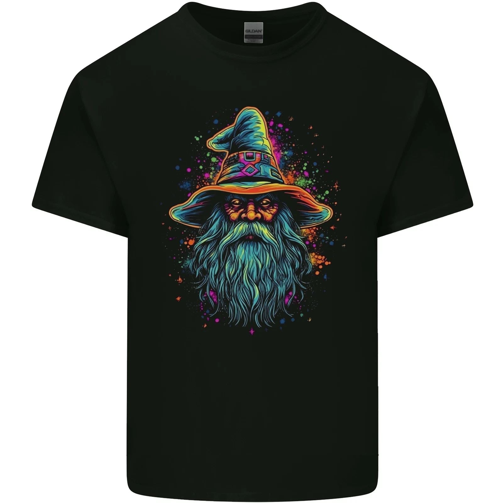 A Trippy Old Fantasy Wizard Mens Light Cotton T-Shirt Unisex T-shirt, Sweatshirt, Hoodie, Long Sleeve Tee - T-Shirt, Sweatshirt, Hoodie