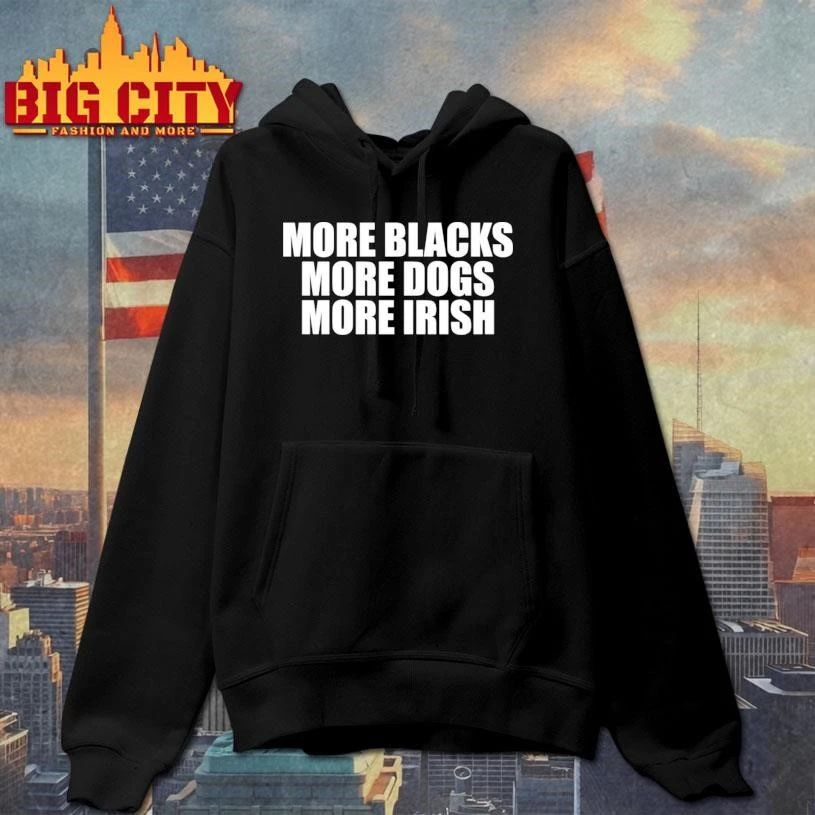More Blacks Dogs Irish - Adult & Kids T-Shirts, Sweatshirts & Hoodies apparel design preview 2