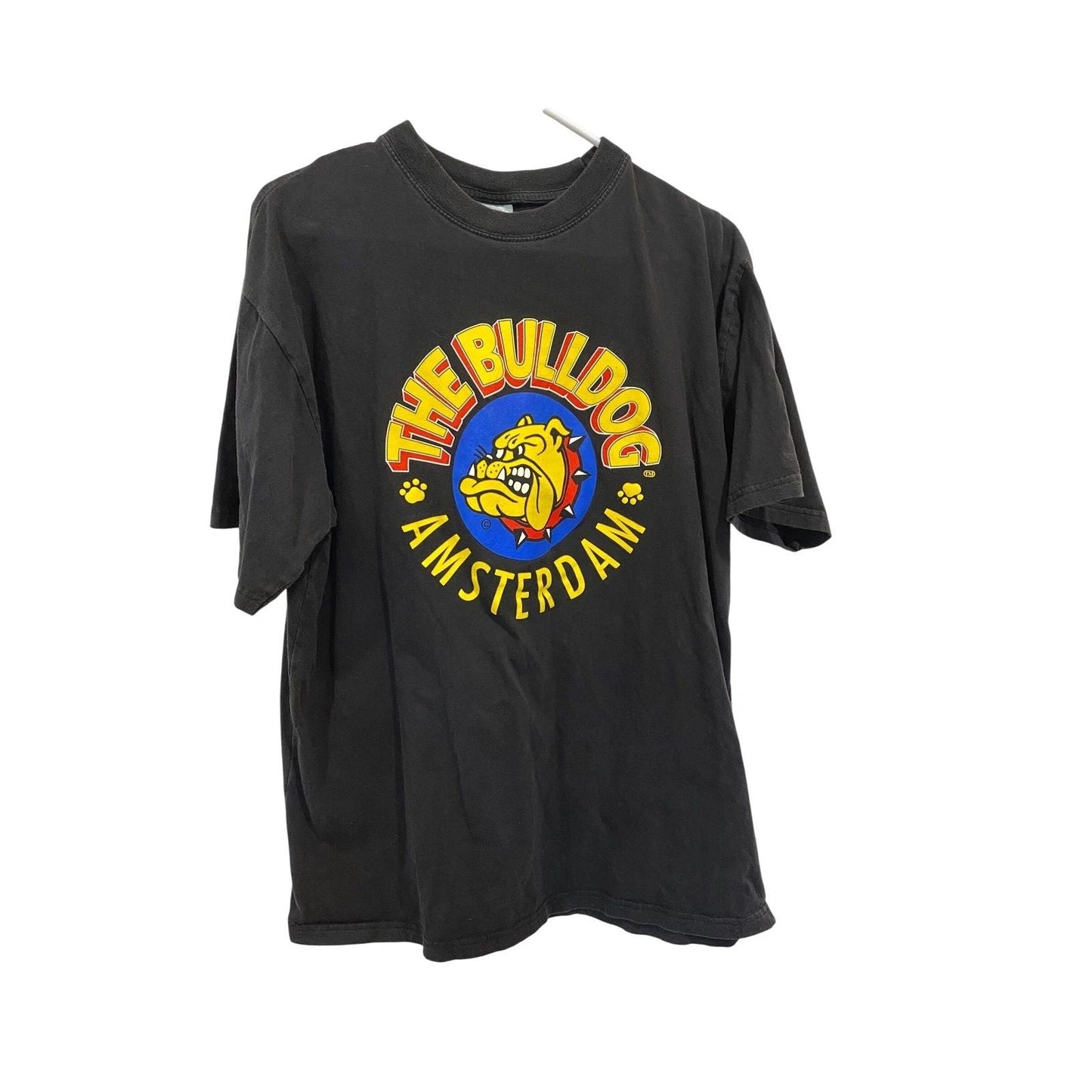 Vintage The Bulldog Amsterdam Black T Shirt Mens Large Coffee Weed Cannabis Unisex T-shirt, Sweatshirt, Hoodie, Long Sleeve Tee - T-Shirt, Sweatshirt, Hoodie