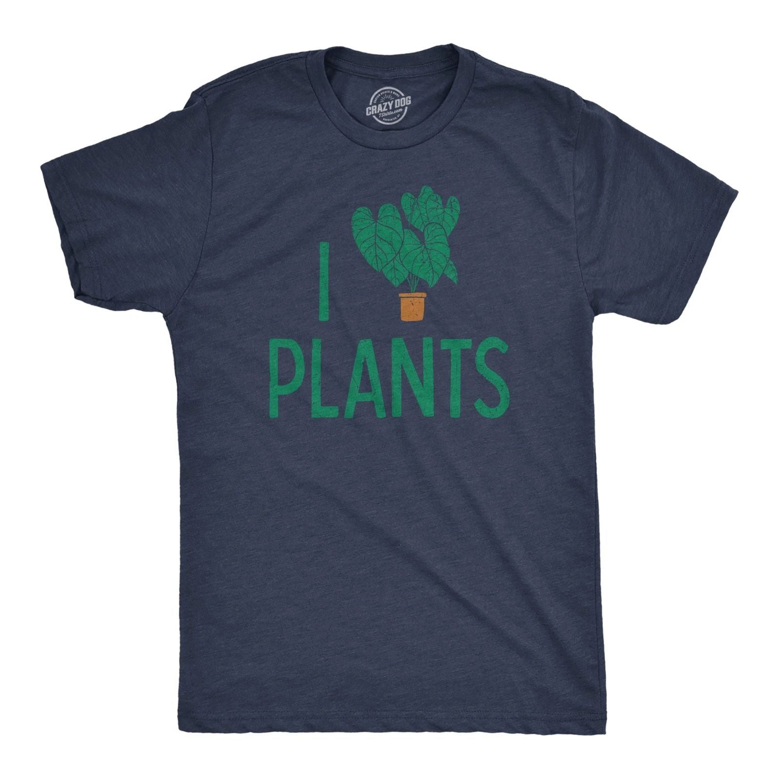 Mens I Heart Plants T Shirt Funny Cute Botany Horticulture Tee for Guys Unisex T-shirt, Sweatshirt, Hoodie, Long Sleeve Tee - T-Shirt, Sweatshirt, Hoodie