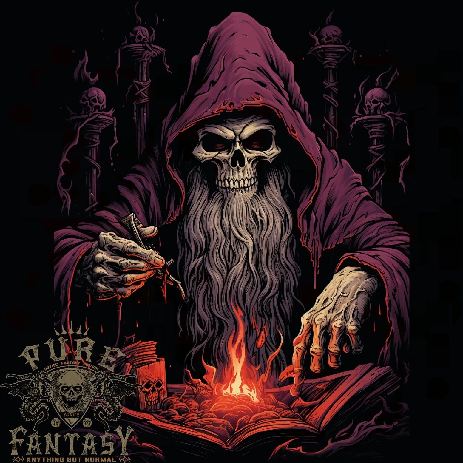 Fantasy Wizard Warlock 7 Mens T-Shirt 100% Cotton Unisex T-shirt, Sweatshirt, Hoodie, Long Sleeve Tee - T-Shirt, Sweatshirt, Hoodie