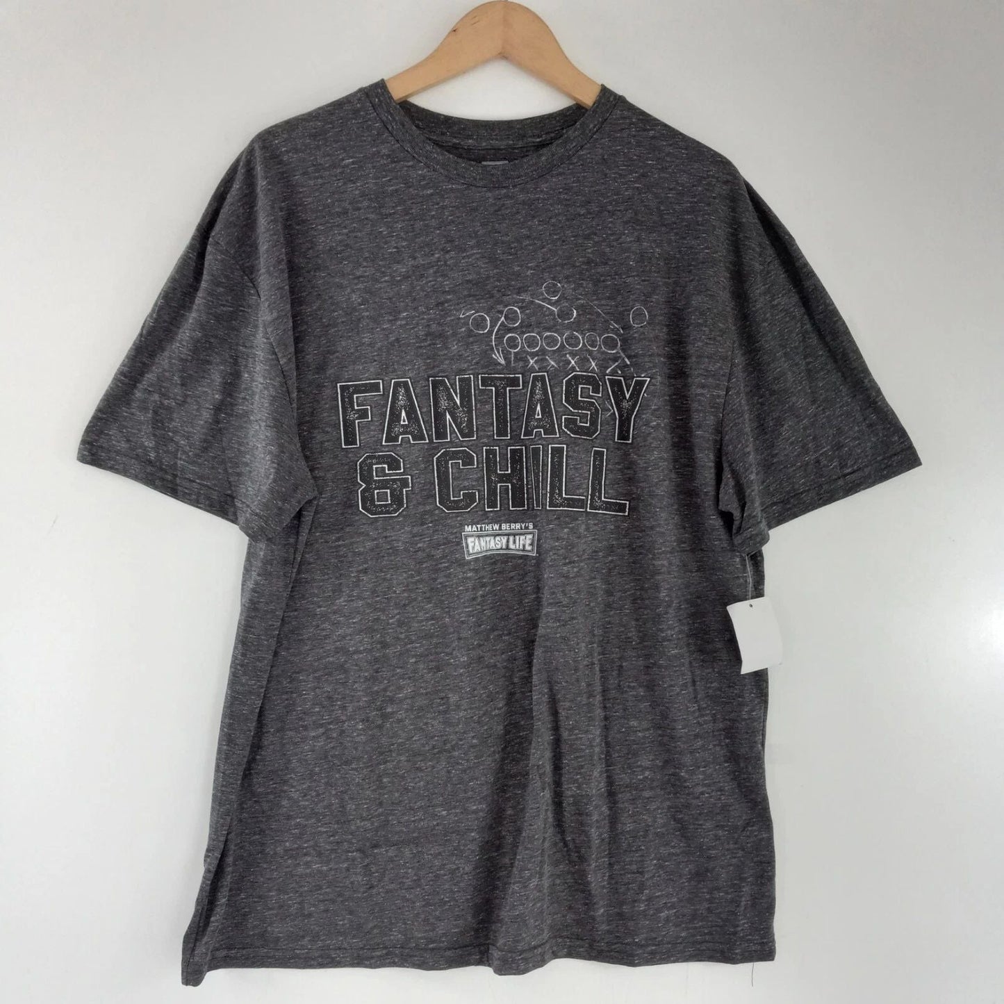 Matthew Berry's Fantasy & Chill Tee Shirt Men's Size XXL Crew Neck Short Sleeve Unisex T-shirt, Sweatshirt, Hoodie, Long Sleeve Tee - T-Shirt, Sweatshirt, Hoodie