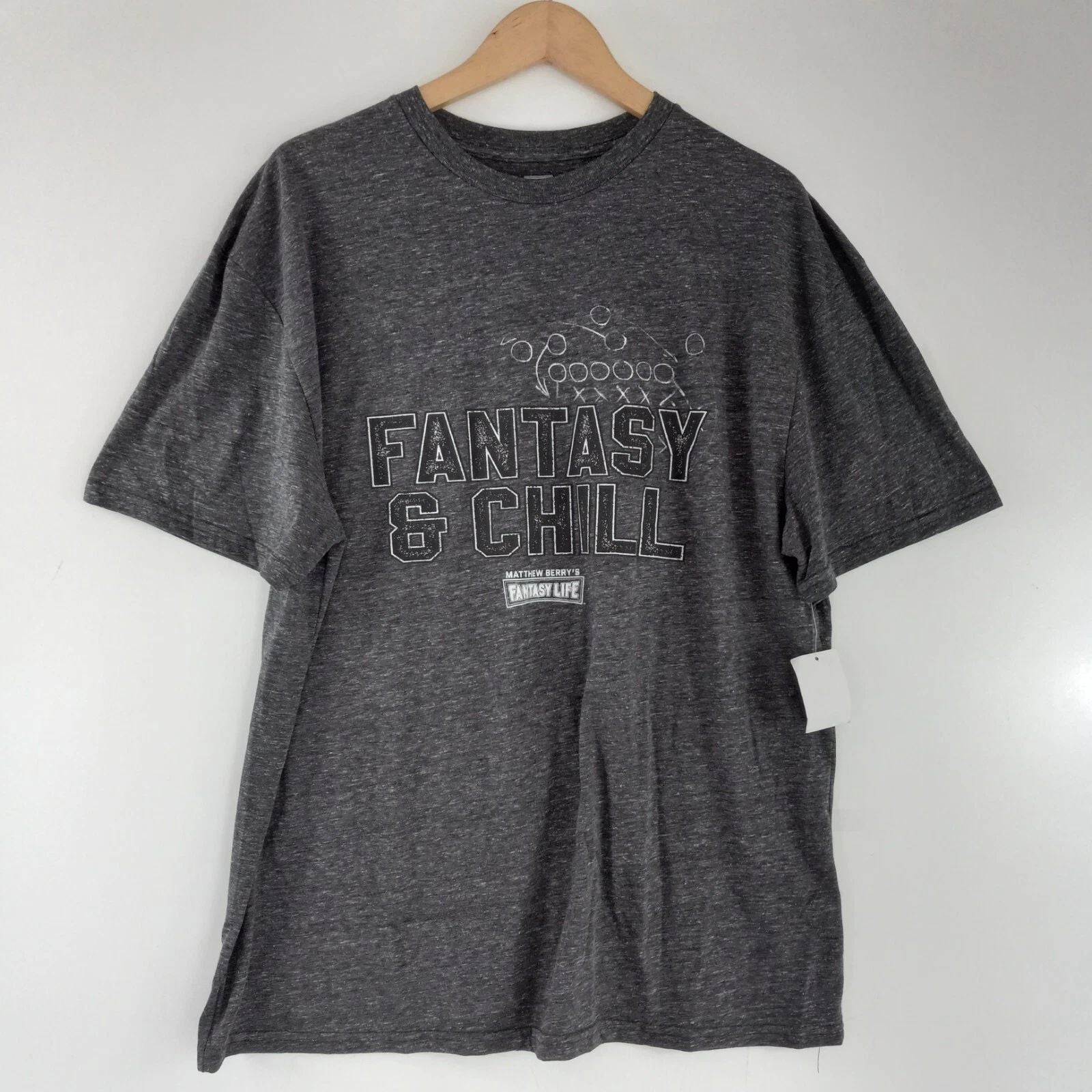 Matthew Berry's Fantasy & Chill Tee Shirt Men's Size XXL Crew Neck Short Sleeve Unisex T-shirt, Sweatshirt, Hoodie, Long Sleeve Tee - T-Shirt, Sweatshirt, Hoodie