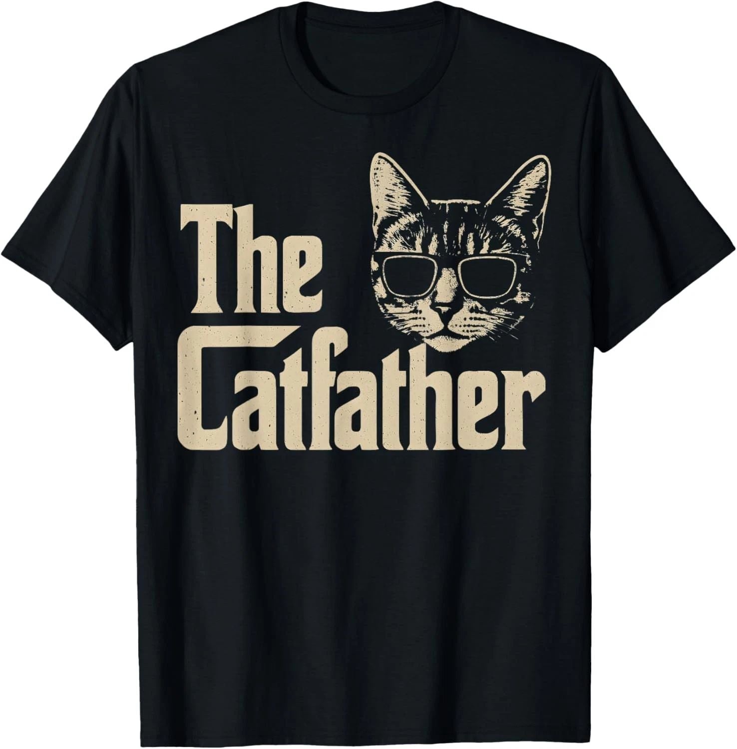 The CatFather Funny Cat Dad Apparel Cat Lover Gifts For Men  unisex T-Shirt Unisex T-shirt, Sweatshirt, Hoodie, Long Sleeve Tee - T-Shirt, Sweatshirt, Hoodie