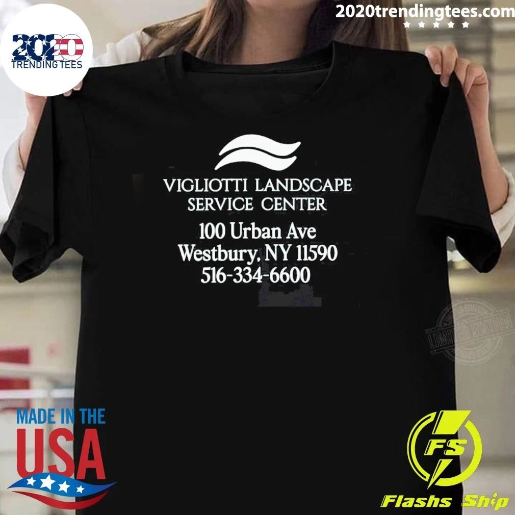 Vigliotti Landscape Service Center Promo Shirt Unisex T-shirt, Sweatshirt, Hoodie, Long Sleeve Tee - T-Shirt, Sweatshirt, Hoodie