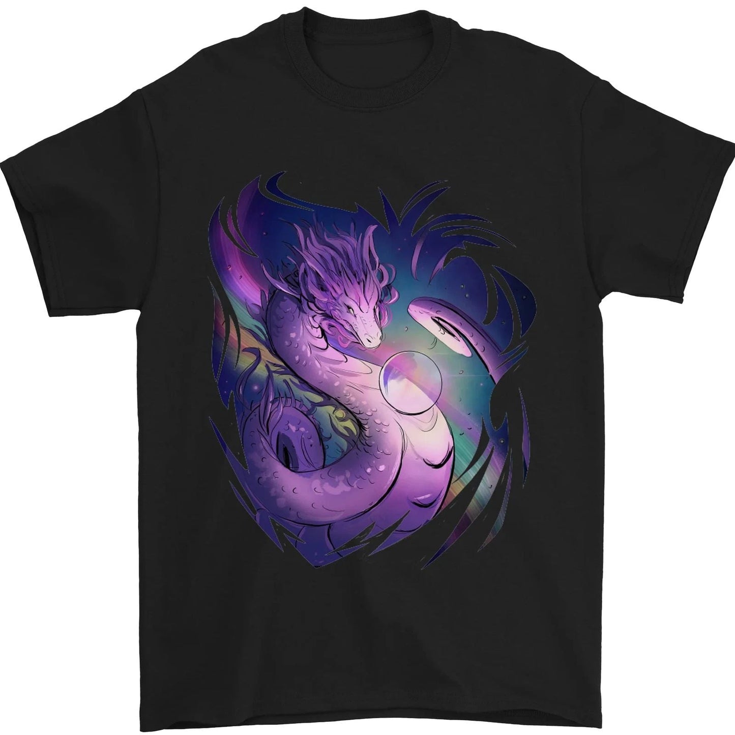 Fantasy Dragon Mens T-Shirt 100% Cotton Unisex T-shirt, Sweatshirt, Hoodie, Long Sleeve Tee - T-Shirt, Sweatshirt, Hoodie