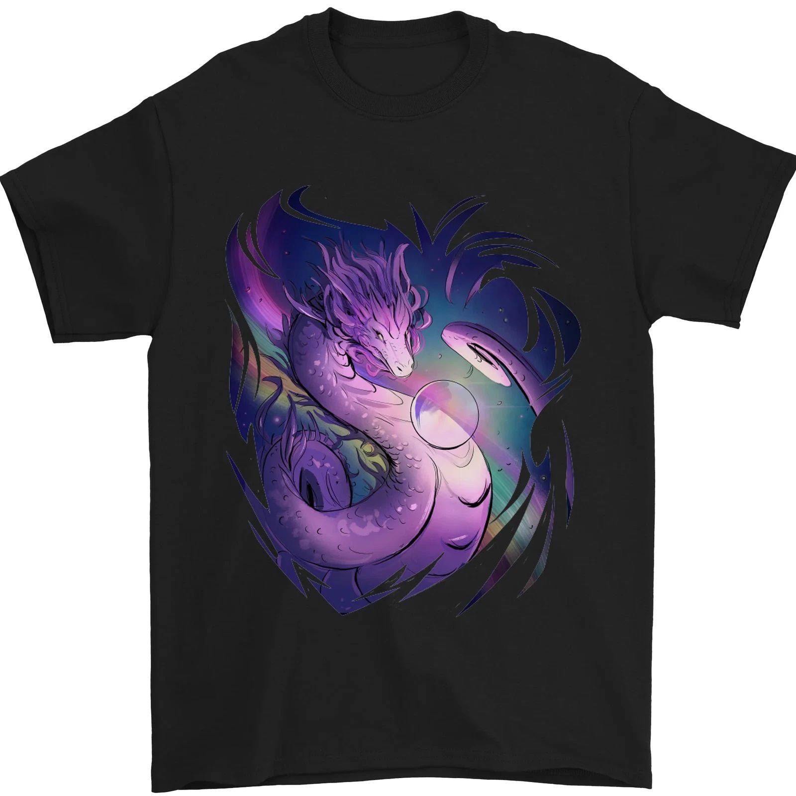 Fantasy Dragon Mens T-Shirt 100% Cotton Unisex T-shirt, Sweatshirt, Hoodie, Long Sleeve Tee - T-Shirt, Sweatshirt, Hoodie