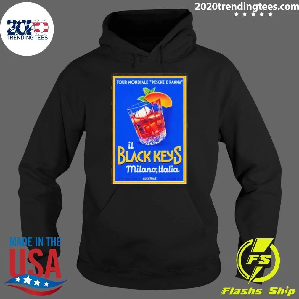 The Black Keys Alcatraz Milano Italia 10-11 Settembre - Adult & Kids T-Shirts, Sweatshirts & Hoodies apparel design preview 2