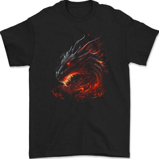 A Fierce Dragon Fantasy Art Mens T-Shirt 100% Cotton Unisex T-shirt, Sweatshirt, Hoodie, Long Sleeve Tee - T-Shirt, Sweatshirt, Hoodie