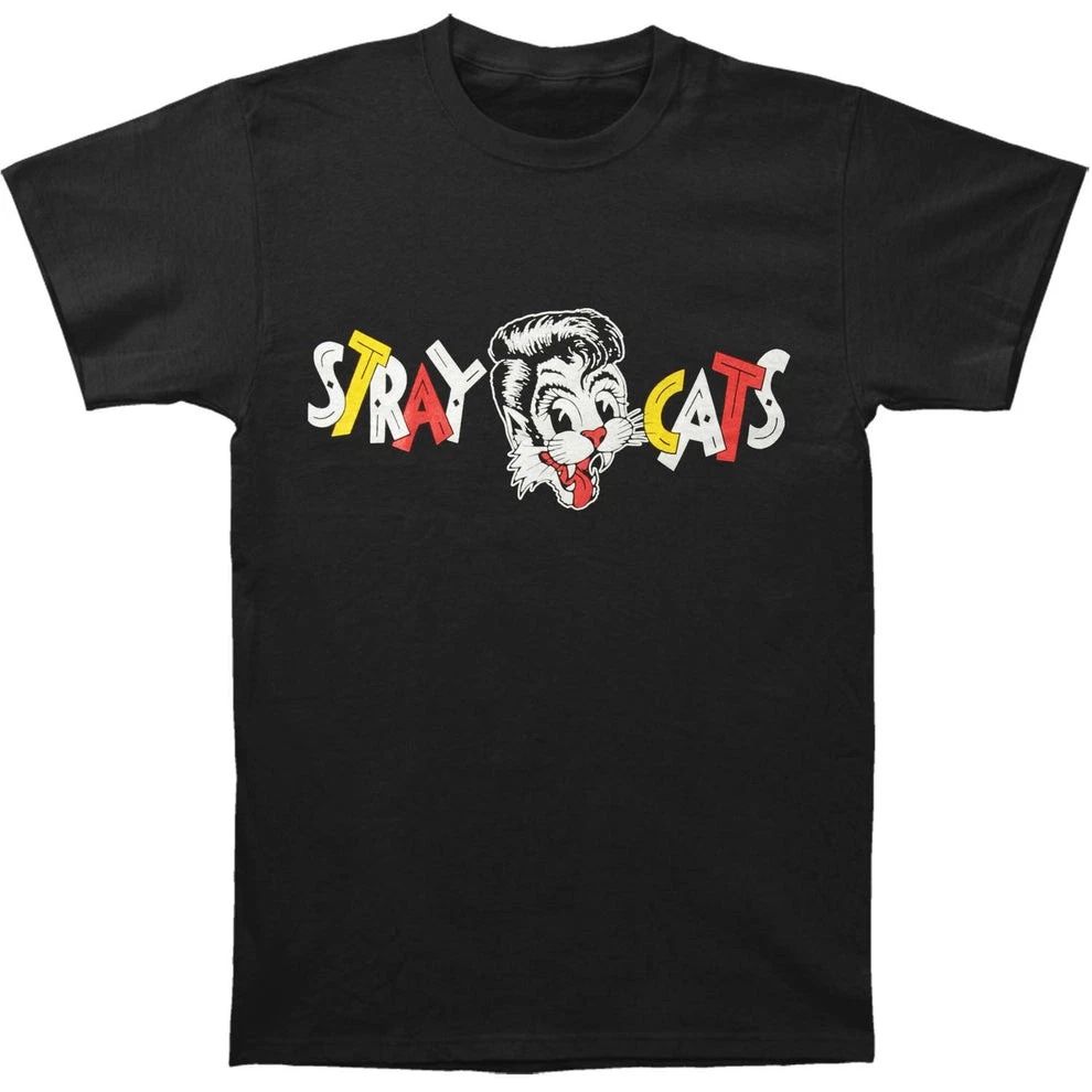 Stray Cats Chest Logo T-shirt Tour Concert Gift For Fan Unisex T-shirt, Sweatshirt, Hoodie, Long Sleeve Tee - T-Shirt, Sweatshirt, Hoodie