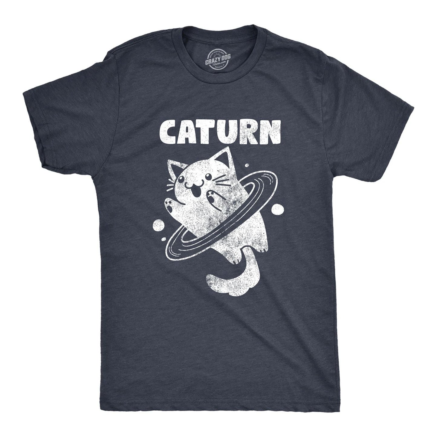 Mens Caturn T Shirt Funny Cute Saturn Kitten Planet Rings Outerspace Tee for Unisex T-shirt, Sweatshirt, Hoodie, Long Sleeve Tee - T-Shirt, Sweatshirt, Hoodie