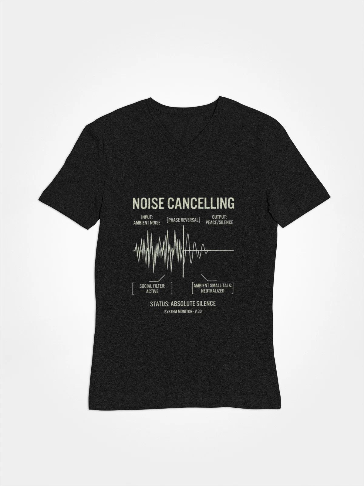 Funny NOISE CANCELLING T-Shirt - Social Filter Tech Satire Gift Unisex T-shirt, Sweatshirt, Hoodie, Long Sleeve Tee - T-Shirt, Sweatshirt, Hoodie