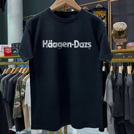 90s Haagen-Dazs Washed Black T-Shirt XL Unisex T-shirt, Sweatshirt, Hoodie, Long Sleeve Tee - T-Shirt, Sweatshirt, Hoodie