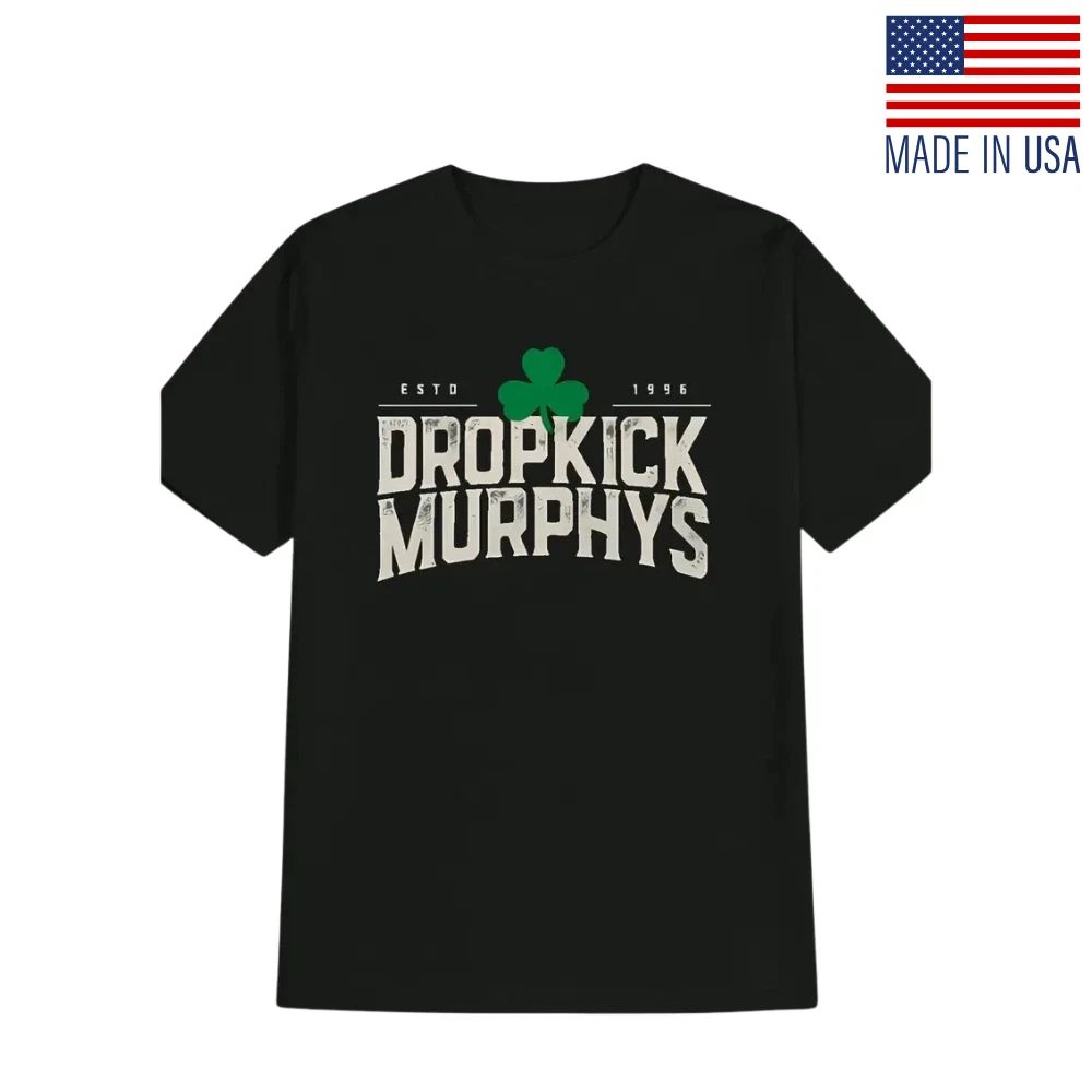 Men's Irish-Themed 3D Print T-Shirt - Dropkick Murphys Logo & Design, Casual Rou Unisex T-shirt, Sweatshirt, Hoodie, Long Sleeve Tee - T-Shirt, Sweatshirt, Hoodie