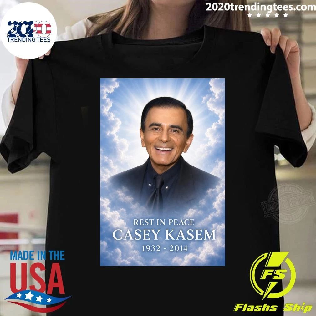 Rest In Peace Casey Kasem 1932-2014 Shirt Unisex T-shirt, Sweatshirt, Hoodie, Long Sleeve Tee - T-Shirt, Sweatshirt, Hoodie