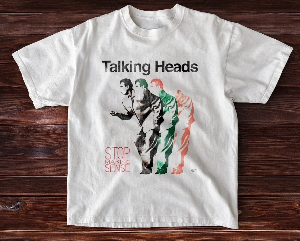 Talking Heads Stop Making Sense Retro Unisex White T-Shirt Size S-5XL Unisex T-shirt, Sweatshirt, Hoodie, Long Sleeve Tee - T-Shirt, Sweatshirt, Hoodie
