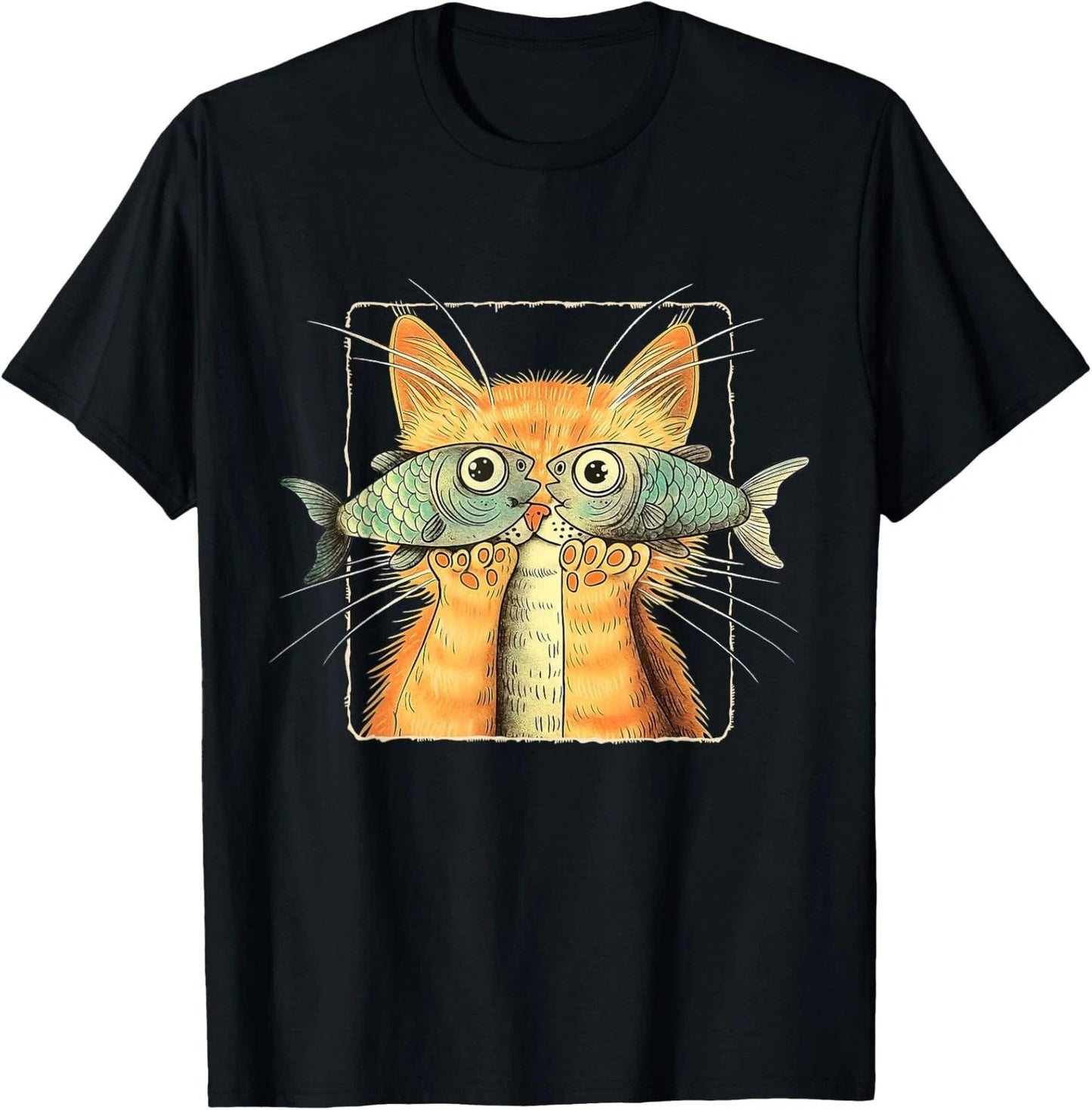 NEW LIMITED Cat with Fisheyes - Cute Kitten Funny Cat Parody - Cat Lover T-Shirt Unisex T-shirt, Sweatshirt, Hoodie, Long Sleeve Tee - T-Shirt, Sweatshirt, Hoodie