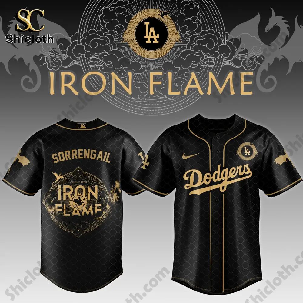 MLB ALL TEAM x Iron Flame Baseball Jersey 2026 baseball jersey product view 3