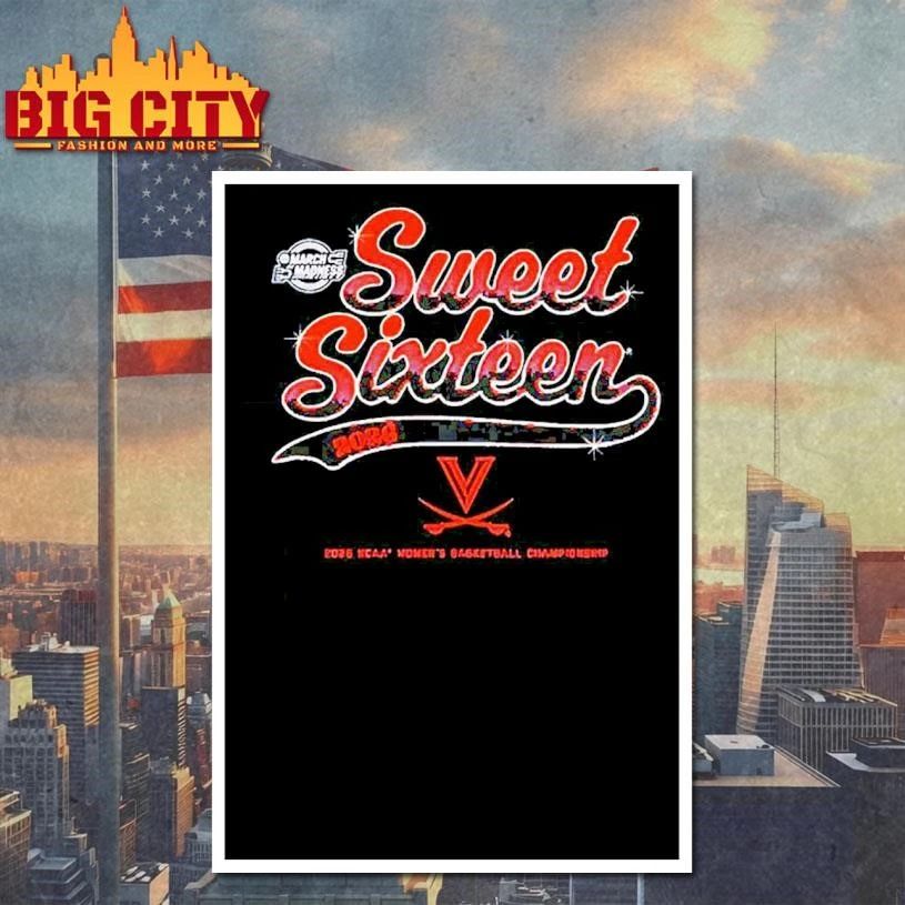 Virginia Cavaliers men's basketball 2026 Sweet - Adult & Kids T-Shirts, Sweatshirts & Hoodies apparel design preview 4