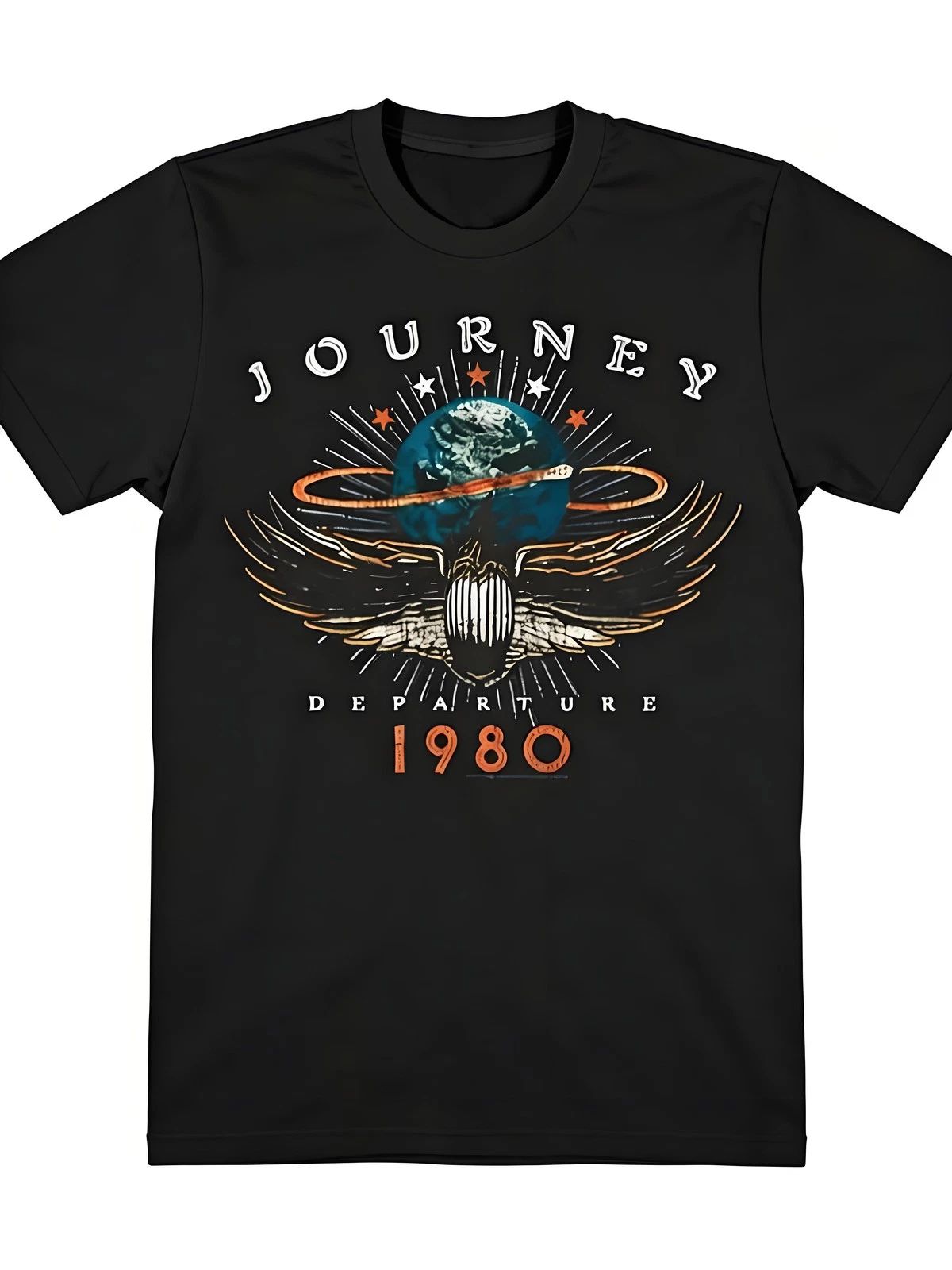 Vintage 1980s Rock Band Graphic Men's T-Shirt Black Casual Crew Neck Tee Fan Art Unisex T-shirt, Sweatshirt, Hoodie, Long Sleeve Tee - T-Shirt, Sweatshirt, Hoodie
