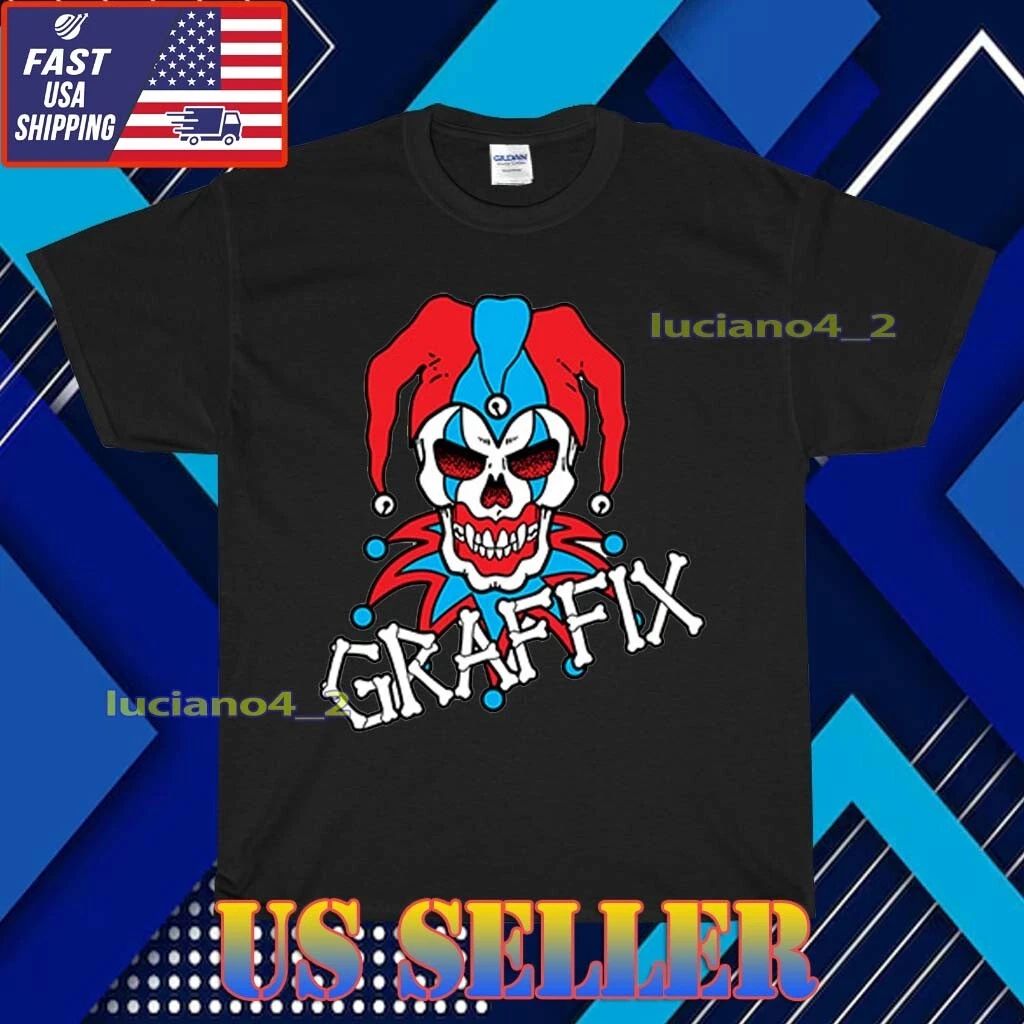 NEW GRAFFIX LOGO T-SHIRT UNISEX FUNNY AMERICAN ALL COLOR VARIANTS SIZE S-5XL Unisex T-shirt, Sweatshirt, Hoodie, Long Sleeve Tee - T-Shirt, Sweatshirt, Hoodie
