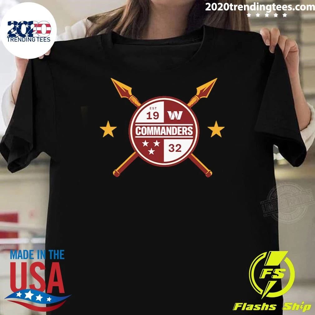Dan Quinn Washington Commanders Logo Est 1932 Shirt Unisex T-shirt, Sweatshirt, Hoodie, Long Sleeve Tee - T-Shirt, Sweatshirt, Hoodie