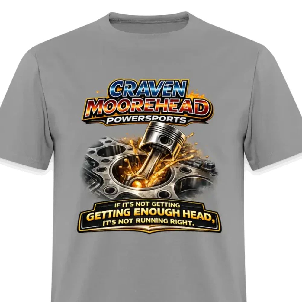 Craven Moorehead PowerSports Funny Adult Humor T-Shirt Unisex T-shirt, Sweatshirt, Hoodie, Long Sleeve Tee - T-Shirt, Sweatshirt, Hoodie