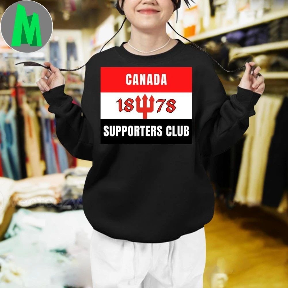 Canada Supporters Club Mufc - Adult & Kids T-Shirts, Sweatshirts & Hoodies apparel design preview 3