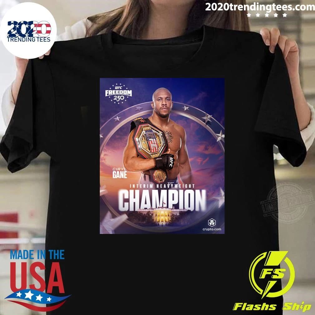 Ciryl Gane Defeats Alex Pereira By Tko To Become The Interim Heavyweight Champ Shirt Unisex T-shirt, Sweatshirt, Hoodie, Long Sleeve Tee - T-Shirt, Sweatshirt, Hoodie