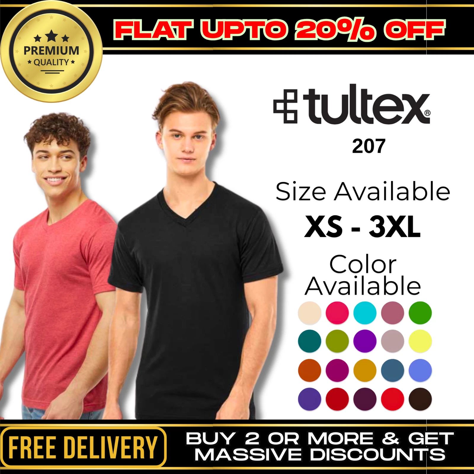 Tultex 207 Mens Short Sleeve Moisture Polyester V-Neck New Arrival Fit T-Shirt Unisex T-shirt, Sweatshirt, Hoodie, Long Sleeve Tee - T-Shirt, Sweatshirt, Hoodie
