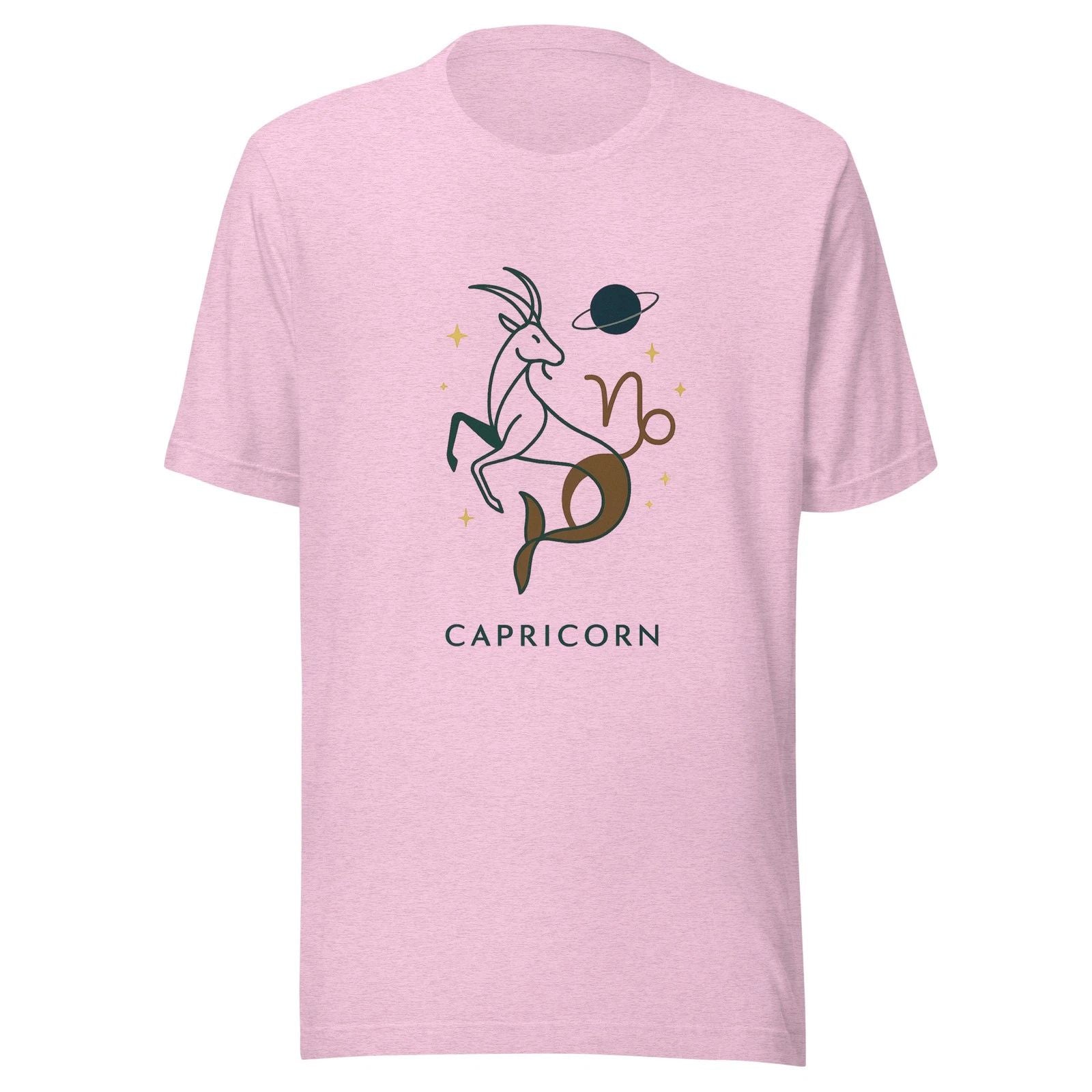 Minimalist Capricorn Zodiac T-Shirt Aesthetic Astrology Gift Men Women Unisex Unisex T-shirt, Sweatshirt, Hoodie, Long Sleeve Tee - T-Shirt, Sweatshirt, Hoodie
