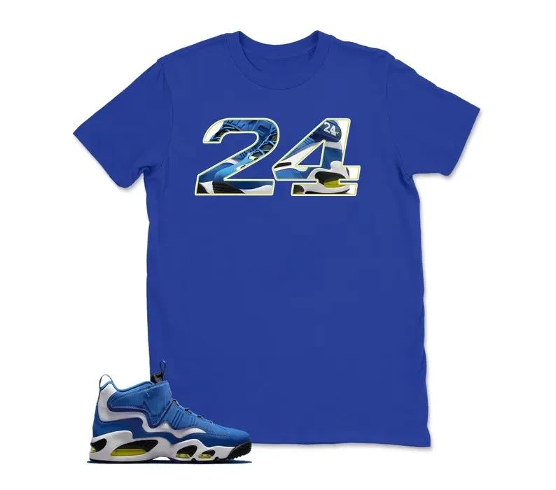 Number 24 Sneaker Shirt To Match Griffey Max 1 Varsity Royal, Griffey Max 1 Vars Unisex T-shirt, Sweatshirt, Hoodie, Long Sleeve Tee - T-Shirt, Sweatshirt, Hoodie