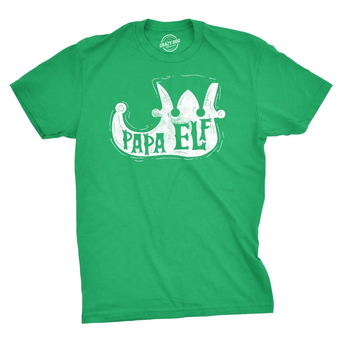 Mens Papa Elf Shoe T Shirt Cute Christmas Santas Helper Tee for Guys Unisex T-shirt, Sweatshirt, Hoodie, Long Sleeve Tee - T-Shirt, Sweatshirt, Hoodie