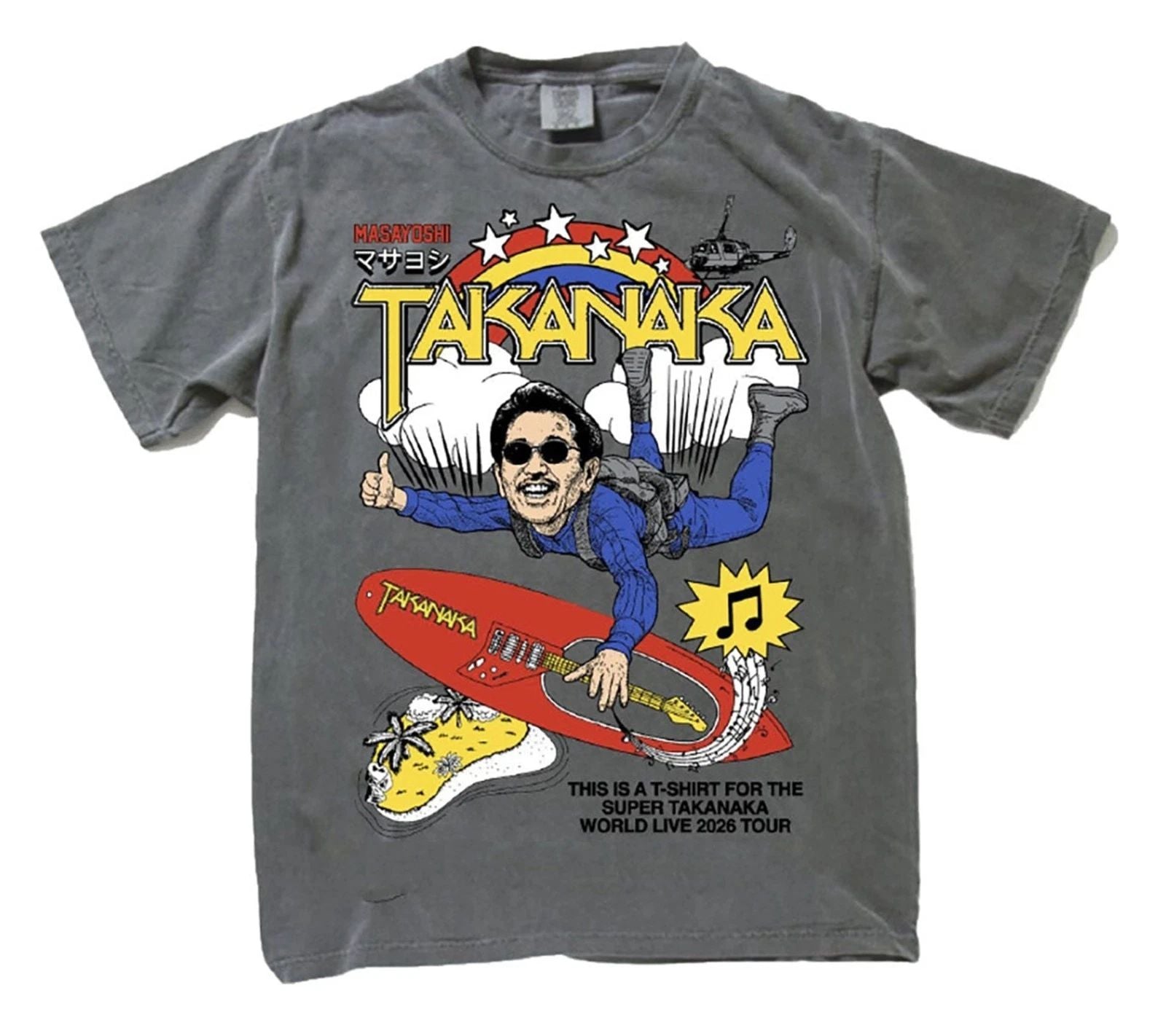 Masayoshi Takanaka World Live 2026 Tour reprint Comfort Colors Shirt Unisex T-shirt, Sweatshirt, Hoodie, Long Sleeve Tee - T-Shirt, Sweatshirt, Hoodie