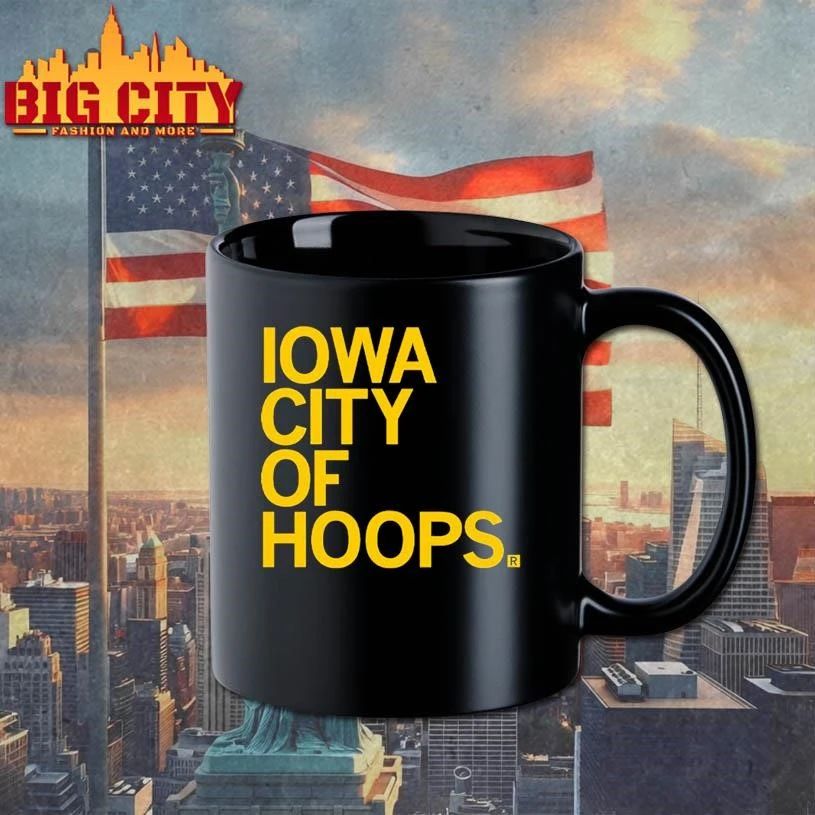 Iowa City of Hoops Graphic - Adult & Kids T-Shirts, Sweatshirts & Hoodies apparel design preview 3