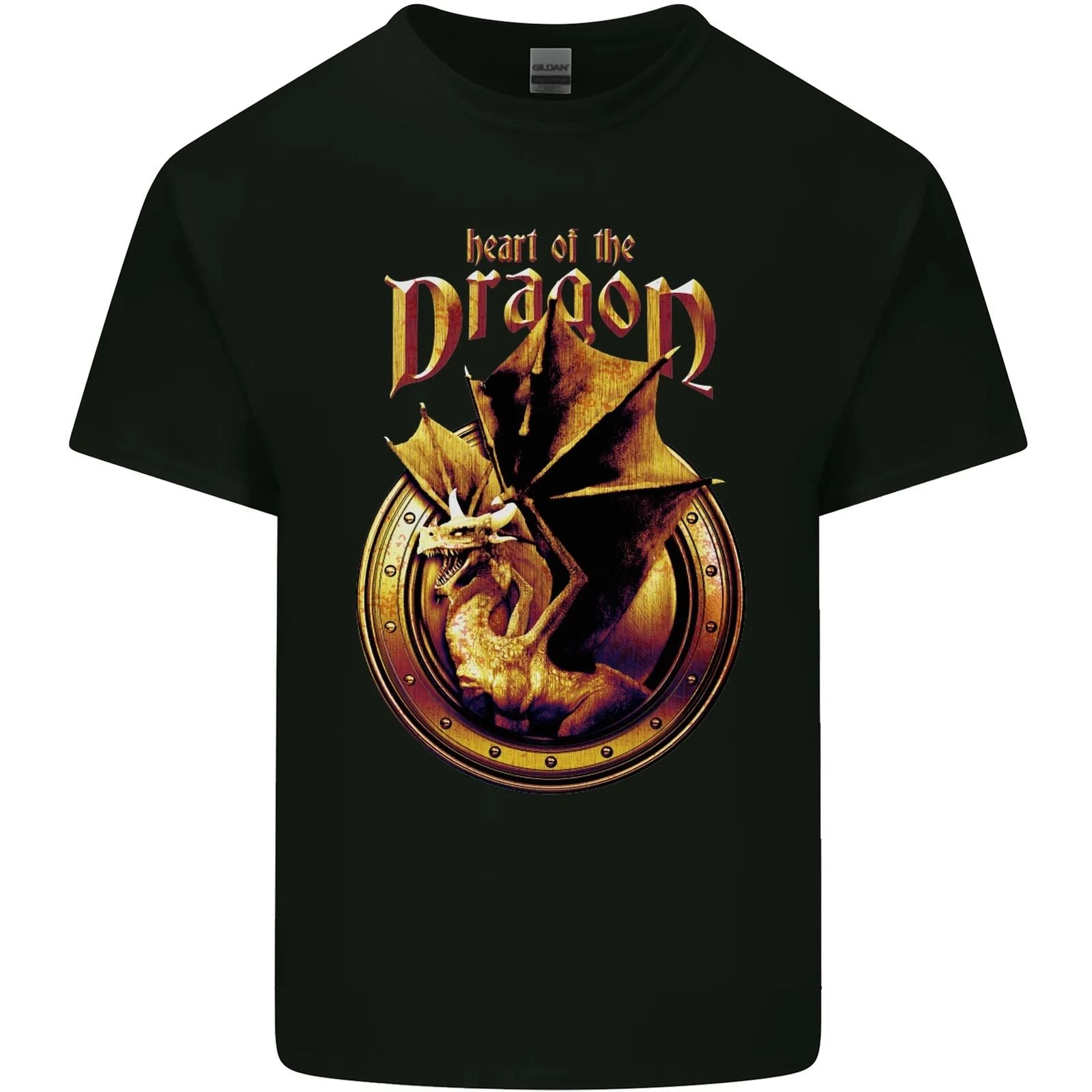 Heart of the Dragon Fantasy Mens Cotton T-Shirt Tee Top Unisex T-shirt, Sweatshirt, Hoodie, Long Sleeve Tee - T-Shirt, Sweatshirt, Hoodie