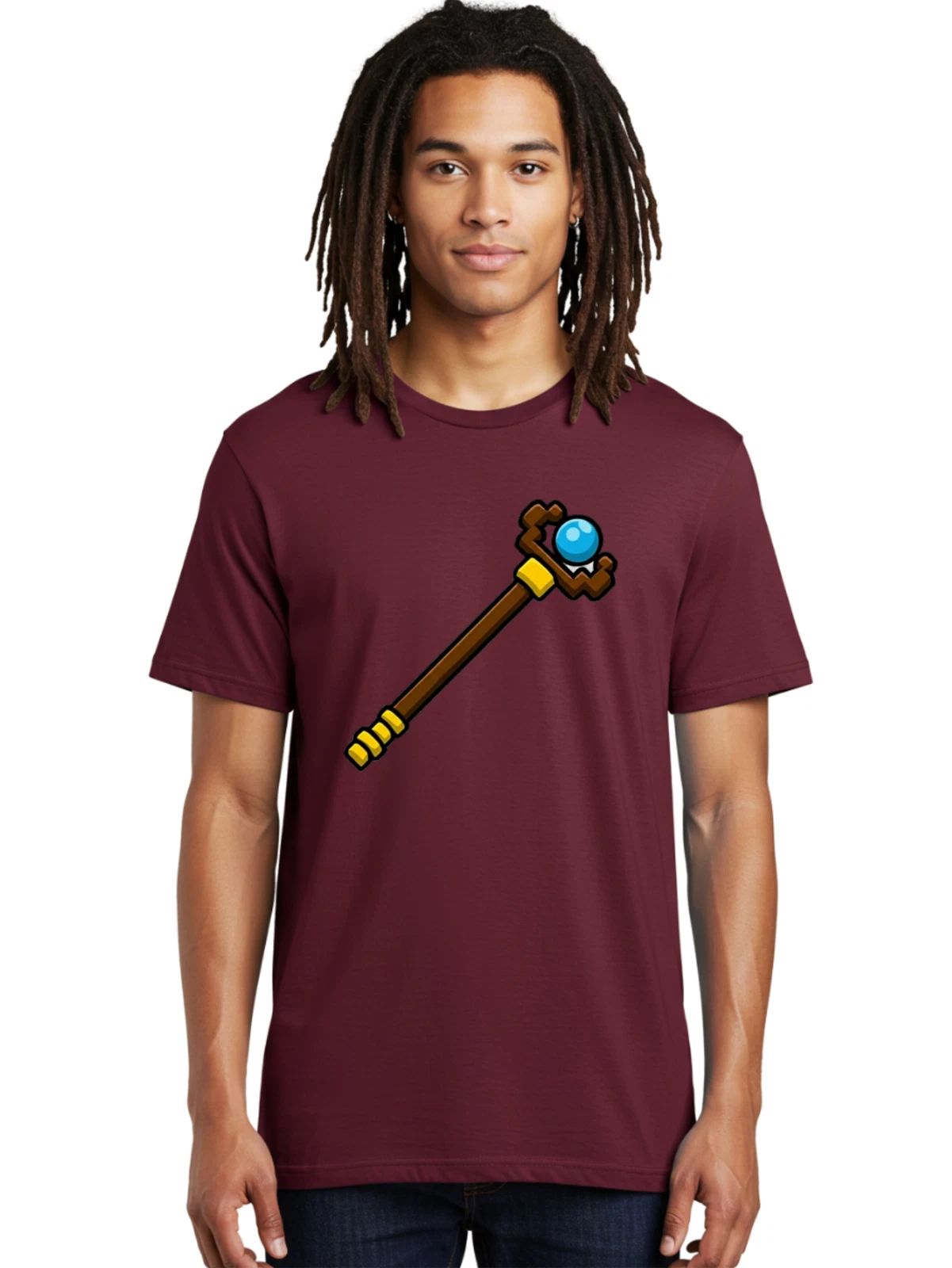 Magic-Wand Mens Graphic Tee, 100% Cotton, Casual Summer Wear Unisex T-shirt, Sweatshirt, Hoodie, Long Sleeve Tee - T-Shirt, Sweatshirt, Hoodie