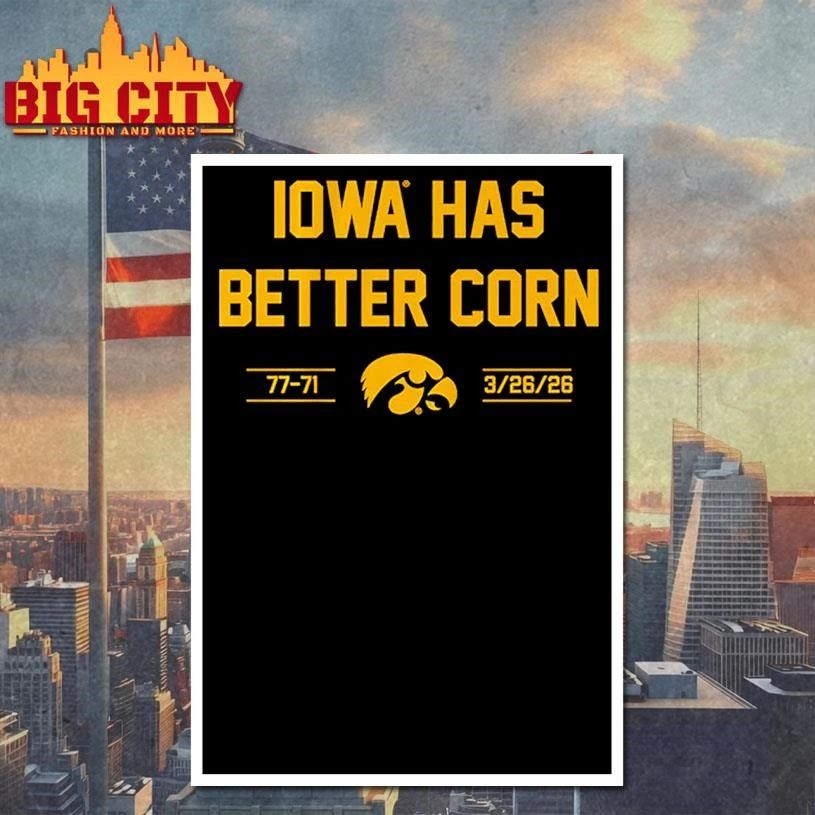 Iowa Basketball Has Better Corn College - Adult & Kids T-Shirts, Sweatshirts & Hoodies apparel design preview 4