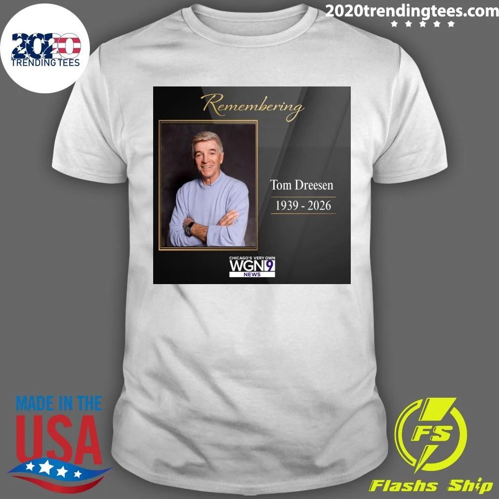 Remembering Tom Dreesen 19392026 Shirt Unisex T-shirt, Sweatshirt, Hoodie, Long Sleeve Tee - T-Shirt, Sweatshirt, Hoodie