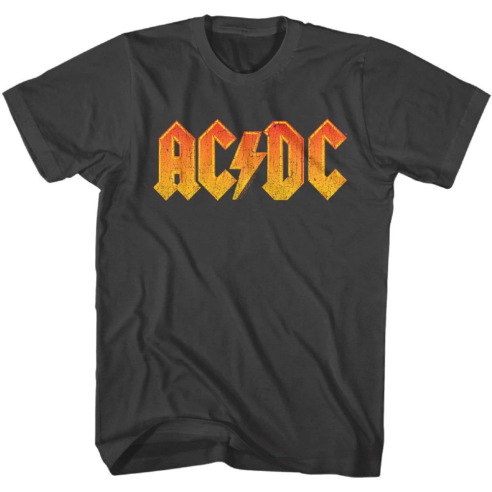 ACDC Vintage Orange Logo Men's T Shirt Metal Rock Band Album Concert Tour Merch Unisex T-shirt, Sweatshirt, Hoodie, Long Sleeve Tee - T-Shirt, Sweatshirt, Hoodie