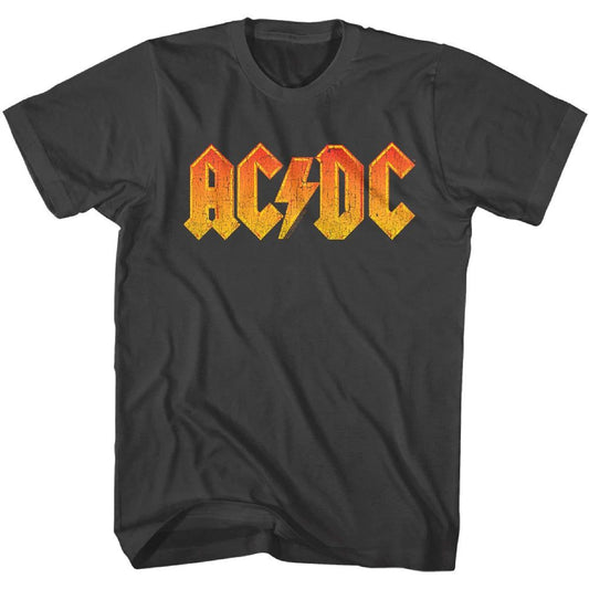 ACDC Vintage Orange Logo Men's T Shirt Metal Rock Band Album Concert Tour Merch Unisex T-shirt, Sweatshirt, Hoodie, Long Sleeve Tee - T-Shirt, Sweatshirt, Hoodie