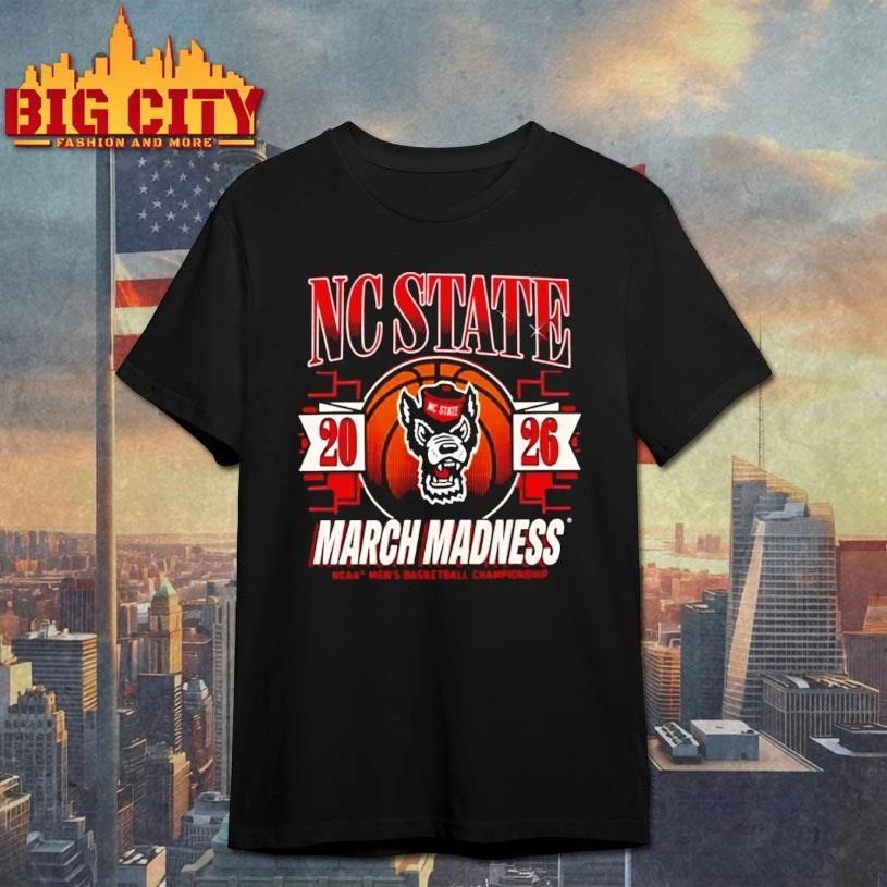 NC State Wolfpack 2026 NCAA Men Tournament Winner - Adult & Kids T-Shirts, Sweatshirts & Hoodies apparel design preview 1